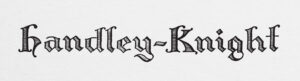 Handley-Knight logo.