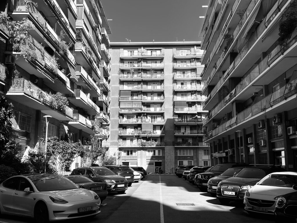 The Elizalde apartment complex currently sits on the original factory location in Barcelona. (©Photo by Segura)